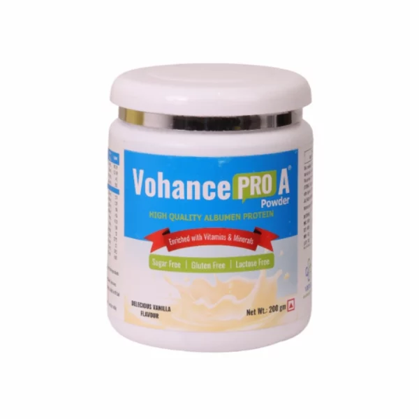Vohance Pro A Powder Vanilla Sugar Free, Gluten Free & Lactose Free